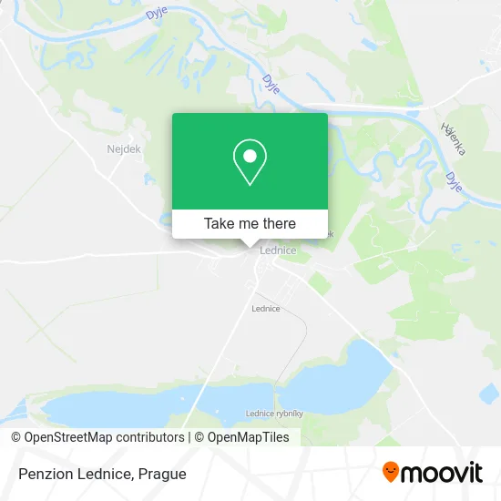 Карта Penzion Lednice