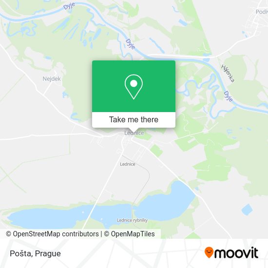 Карта Pošta