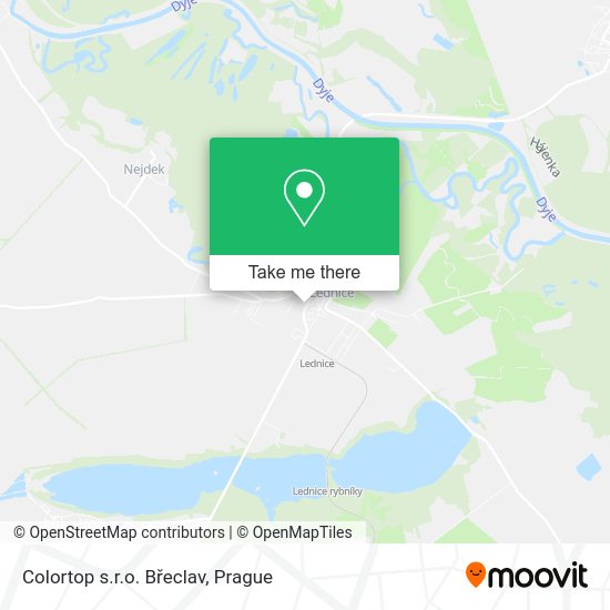 Colortop s.r.o. Břeclav map