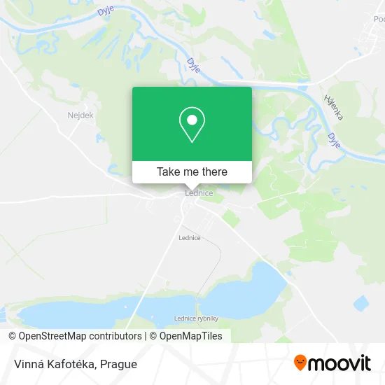Карта Vinná Kafotéka