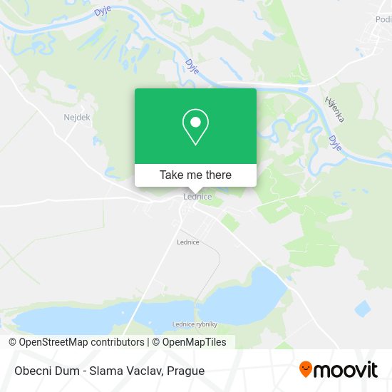 Obecni Dum - Slama Vaclav map