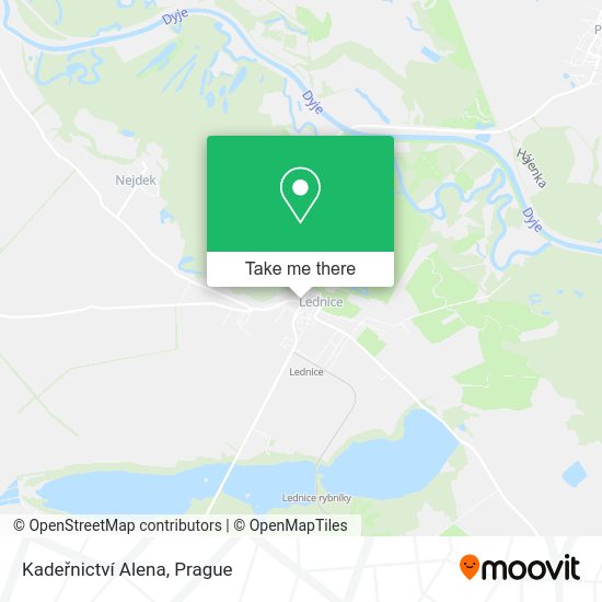 Kadeřnictví Alena map