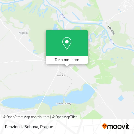 Карта Penzion U Bohuša