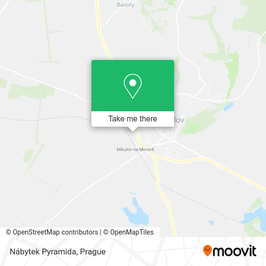 Карта Nábytek Pyramida
