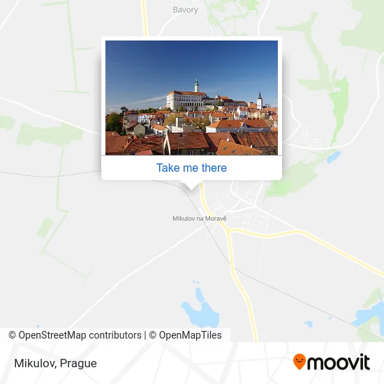 Карта Mikulov