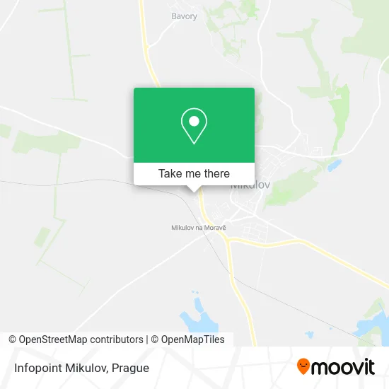 Карта Infopoint Mikulov