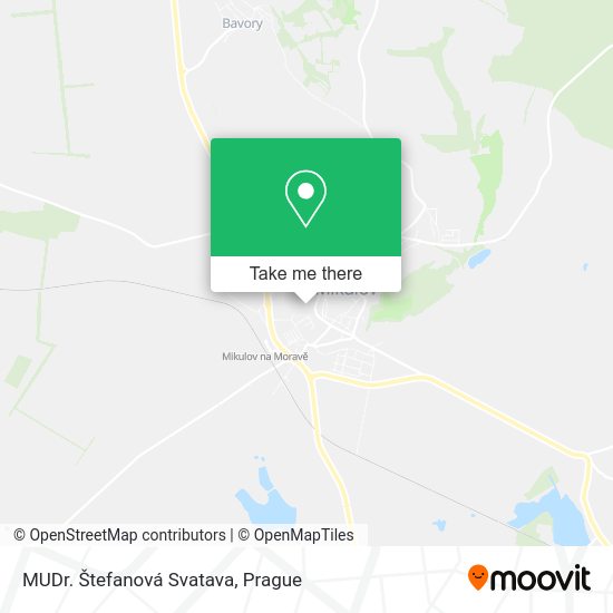MUDr. Štefanová Svatava map