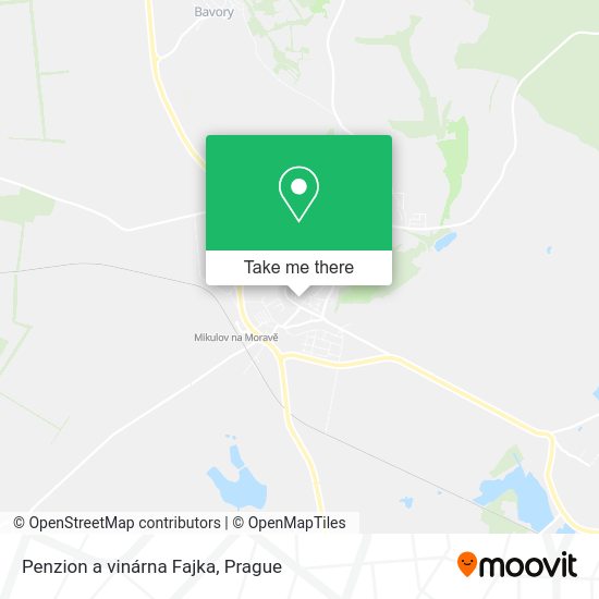 Penzion a vinárna Fajka map