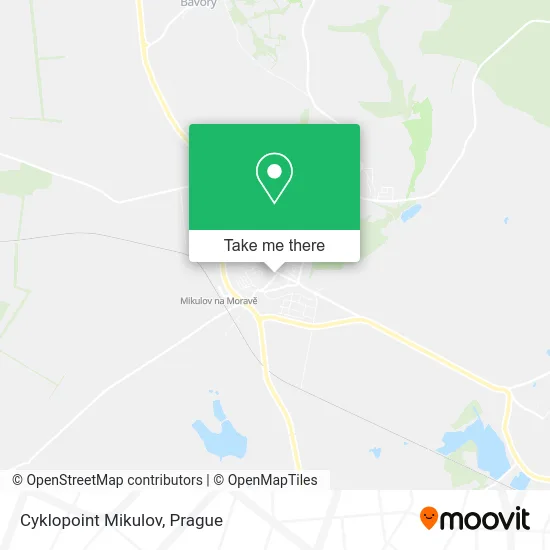 Карта Cyklopoint Mikulov