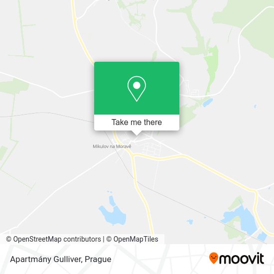 Apartmány Gulliver map