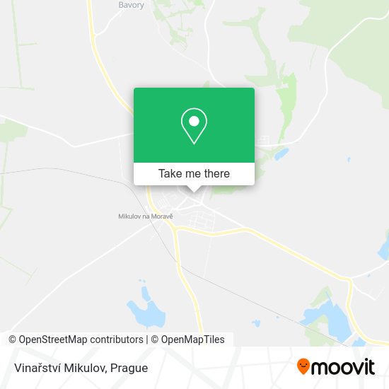 Vinařství Mikulov map