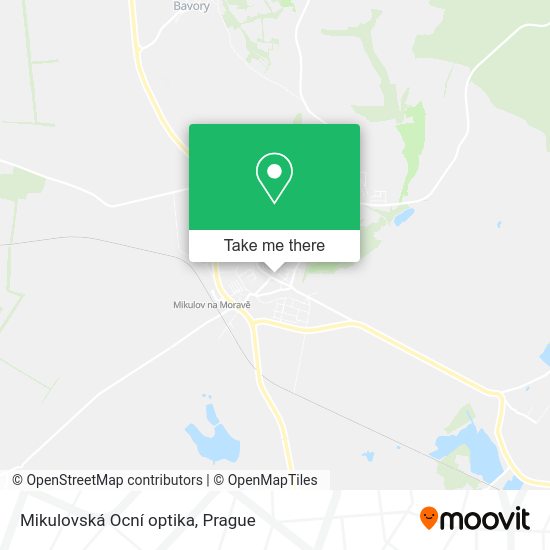 Mikulovská Ocní optika map