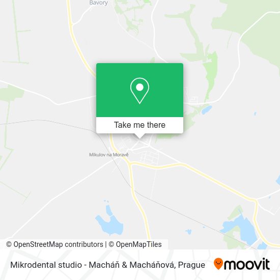 Mikrodental studio - Macháň & Macháňová map
