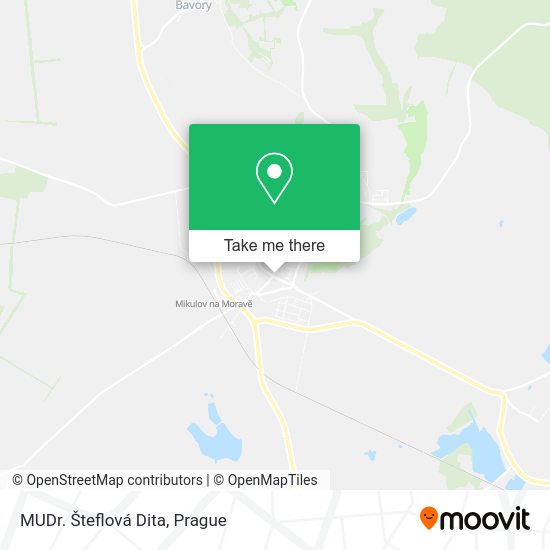 MUDr. Šteflová Dita map