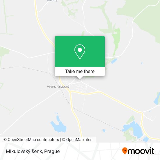 Mikulovský šenk map