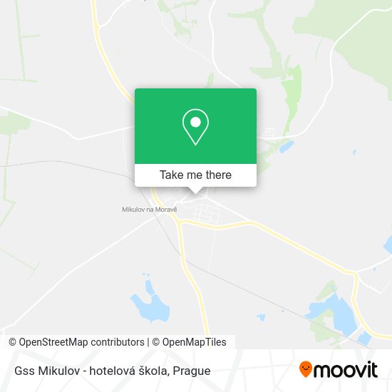 Gss Mikulov - hotelová škola map