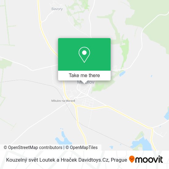 Kouzelný svět Loutek a Hraček Davidtoys.Cz map