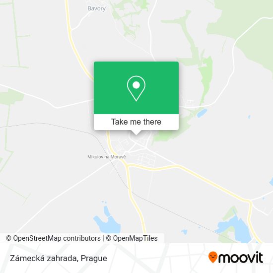 Zámecká zahrada map