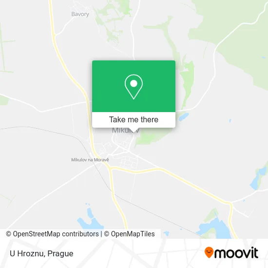 Карта U Hroznu