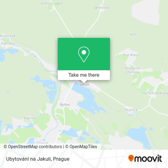 Ubytování na Jakuli map