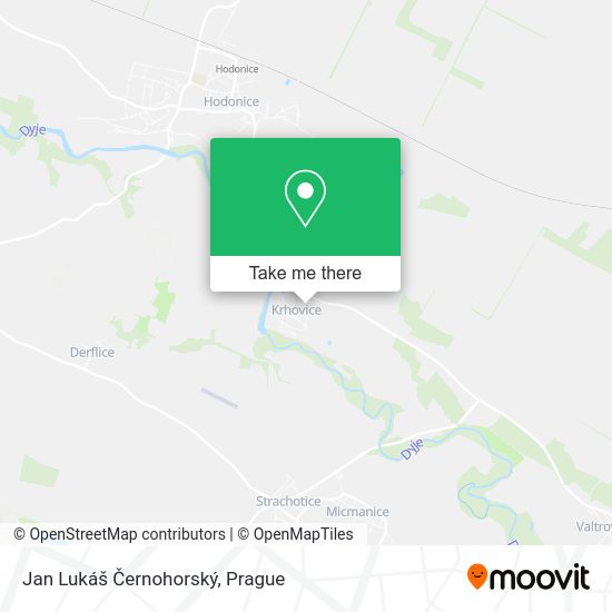 Jan Lukáš Černohorský map