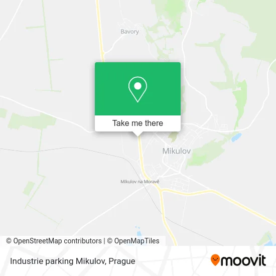 Карта Industrie parking Mikulov