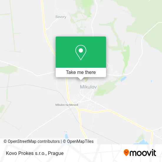 Карта Kovo Prokes s.r.o.