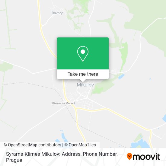 Syrarna Klimes Mikulov: Address, Phone Number map