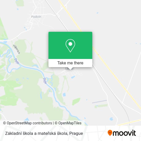 Základní škola a mateřská škola map