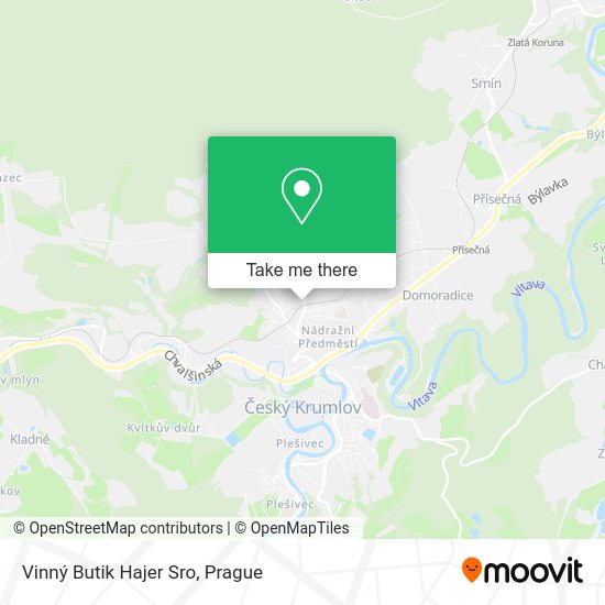 Vinný Butik Hajer Sro map