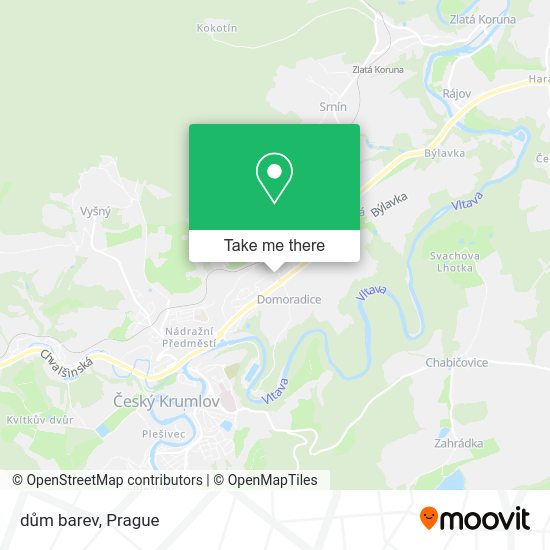 dům barev map