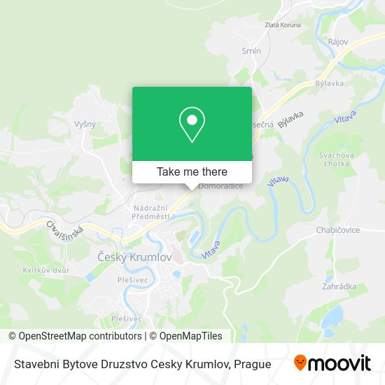 Stavebni Bytove Druzstvo Cesky Krumlov map