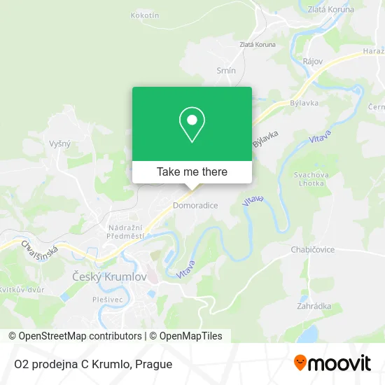 Карта O2 prodejna C Krumlo