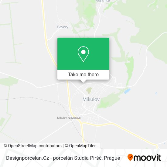 Designporcelan.Cz - porcelán Studia Piršč map