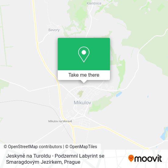 Jeskyně na Turoldu - Podzemní Labyrint se Smaragdovým Jezírkem map