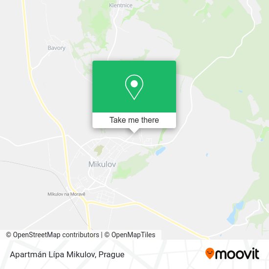Apartmán Lípa Mikulov map