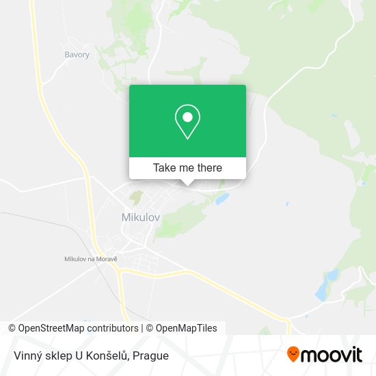Vinný sklep U Konšelů map