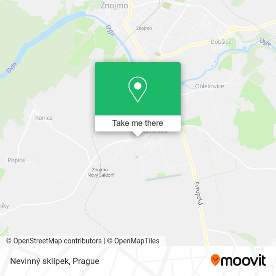 Nevinný sklípek map