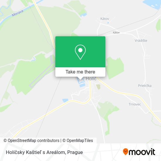 Holíčsky Kaštieľ s Areálom map