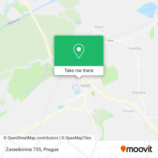 Карта Zasielkovna 755