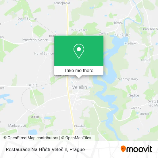 Карта Restaurace Na Hřišti Velešín