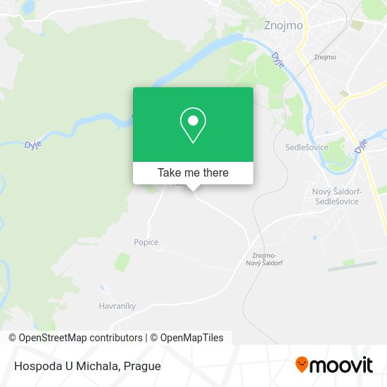 Карта Hospoda U Michala