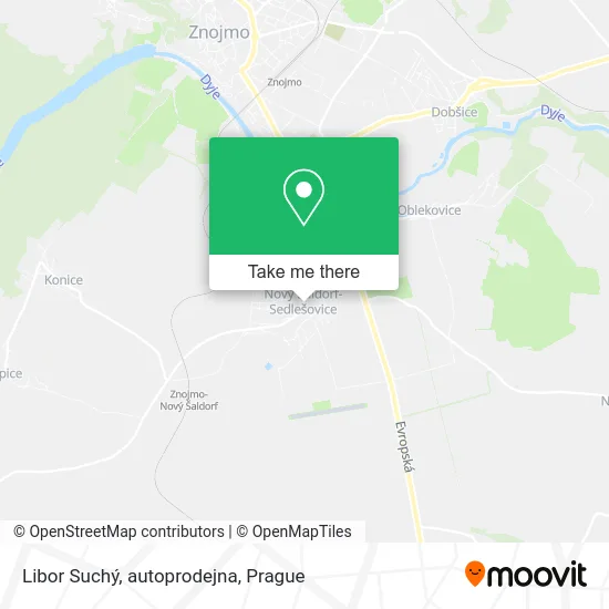 Карта Libor Suchý, autoprodejna