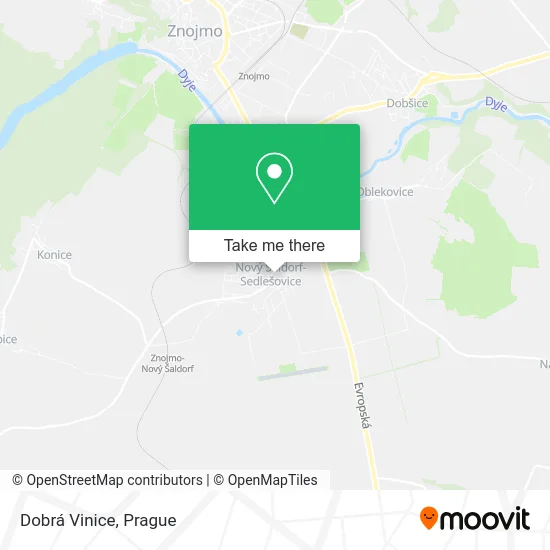 Карта Dobrá Vinice