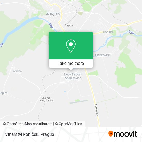 Vinařství koníček map