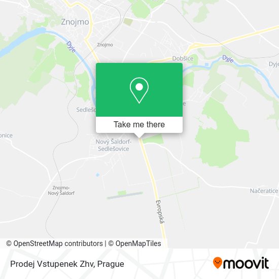 Карта Prodej Vstupenek Zhv