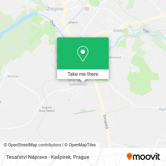 Tesařství Náprava - Kašpírek map
