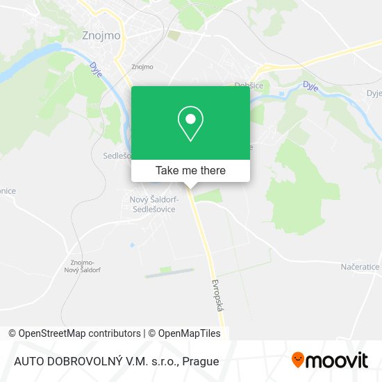 AUTO DOBROVOLNÝ V.M. s.r.o. map
