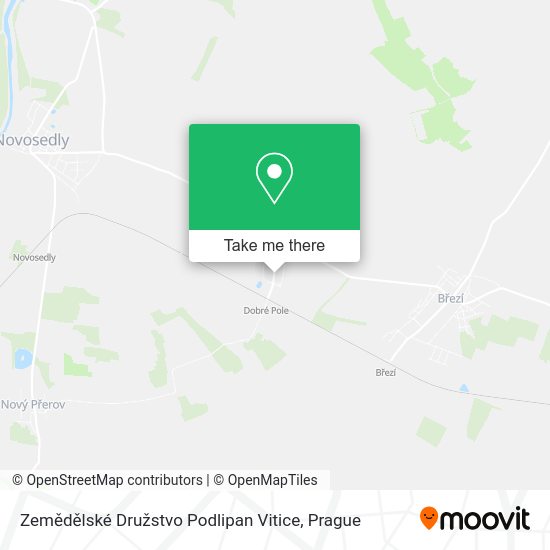 Zemědělské Družstvo Podlipan Vitice map