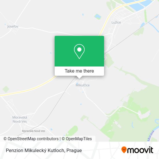 Penzion Mikulecký Kutloch map